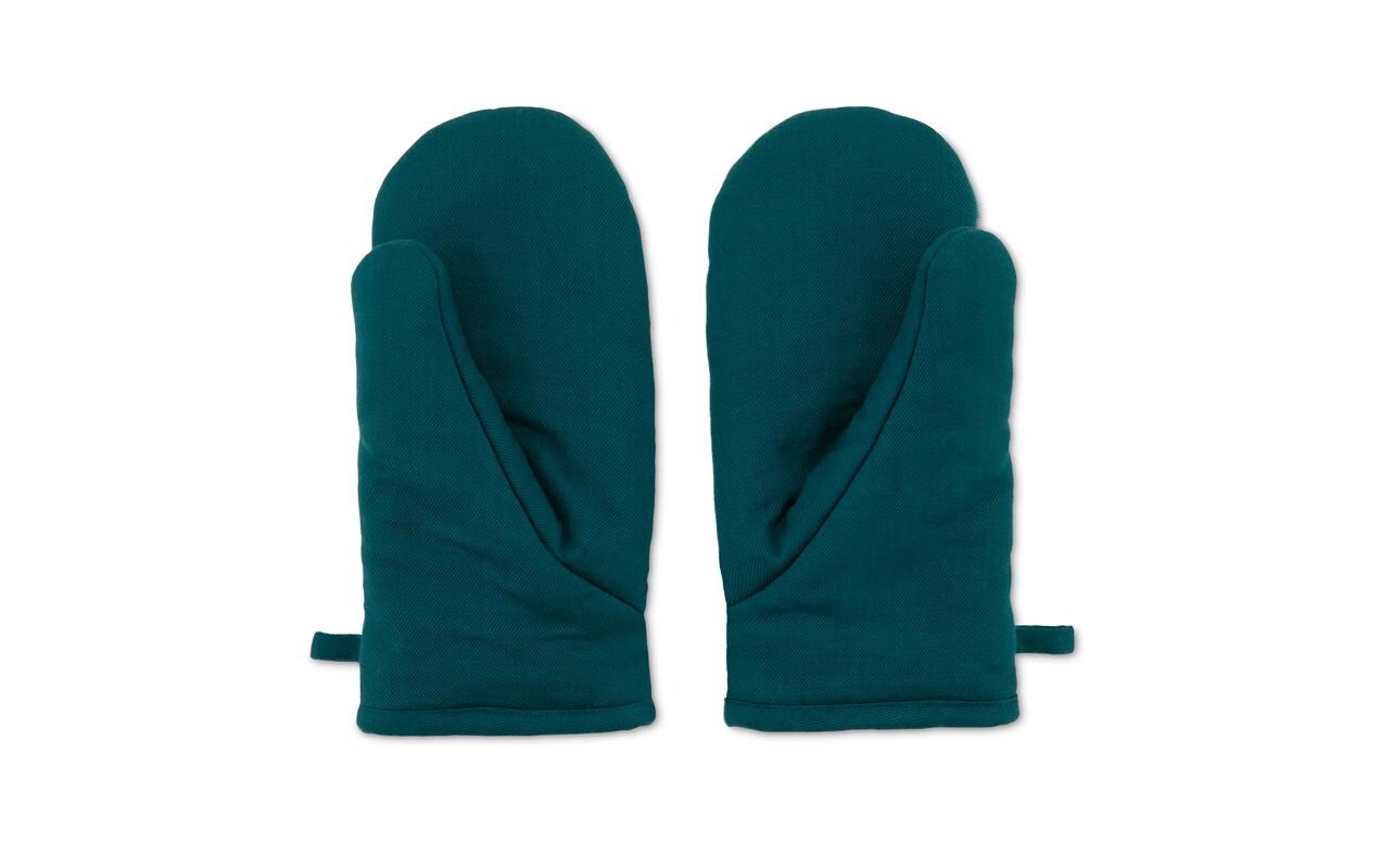 Küchenhandschuh Nummer 2 MehrfarbigHitzebeständige Handschuhe aus Baumwolle