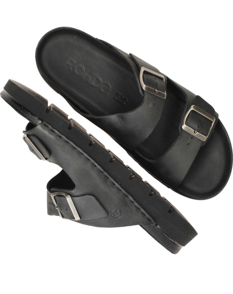 Rohde Slippers Zwart Heren