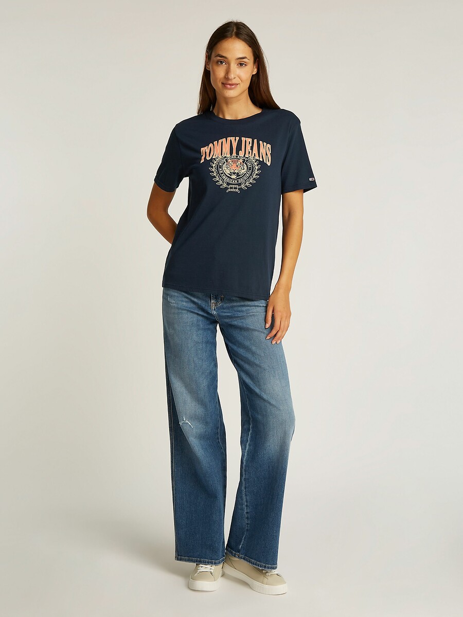 TOMMY JEANS<br>Camiseta de manga curta estampada