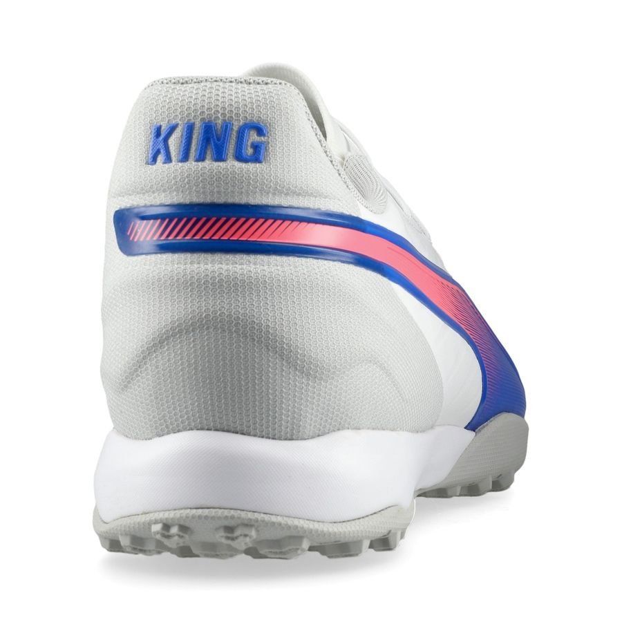 PUMA King Match TT Formula - Blanc/Bleu/Flat Light Gray