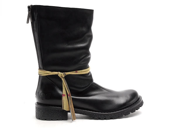 Felmini bottes plates femme d609 noir