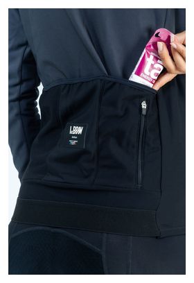 Maillot Manches Longues Femme LeBram Ventoux Uni Noir