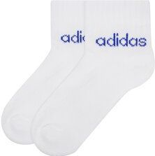adidas - Lineaire - Enkelsokken - Wit - 5 Paar