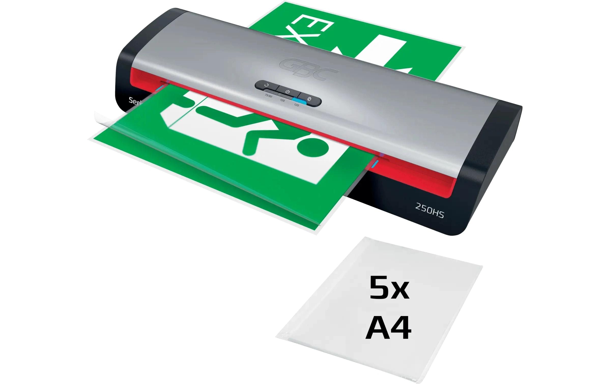 Heisslaminator 250HS A3 125 µm<br>Schnelles A3 Heisslaminiergerät mit automatischer Abschaltung