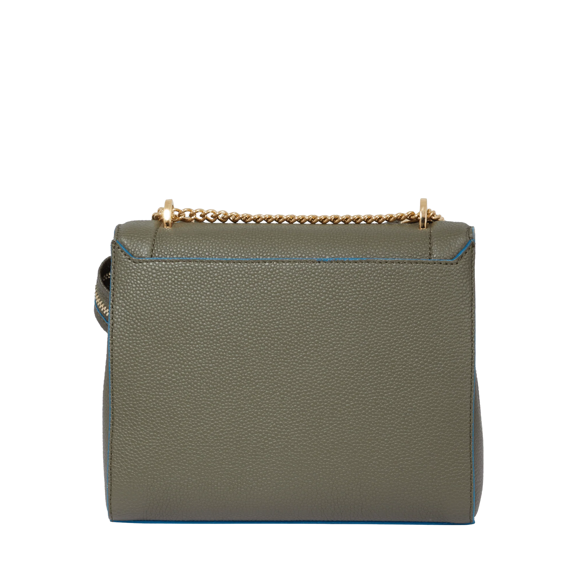 Sac rabat M Ninon de Lancel-Kaki fonce/Cobalt