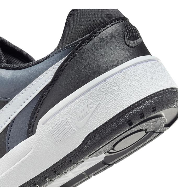 Nike Full Force Low Big Kids BLACK-WHITE-ANTHRACITE
