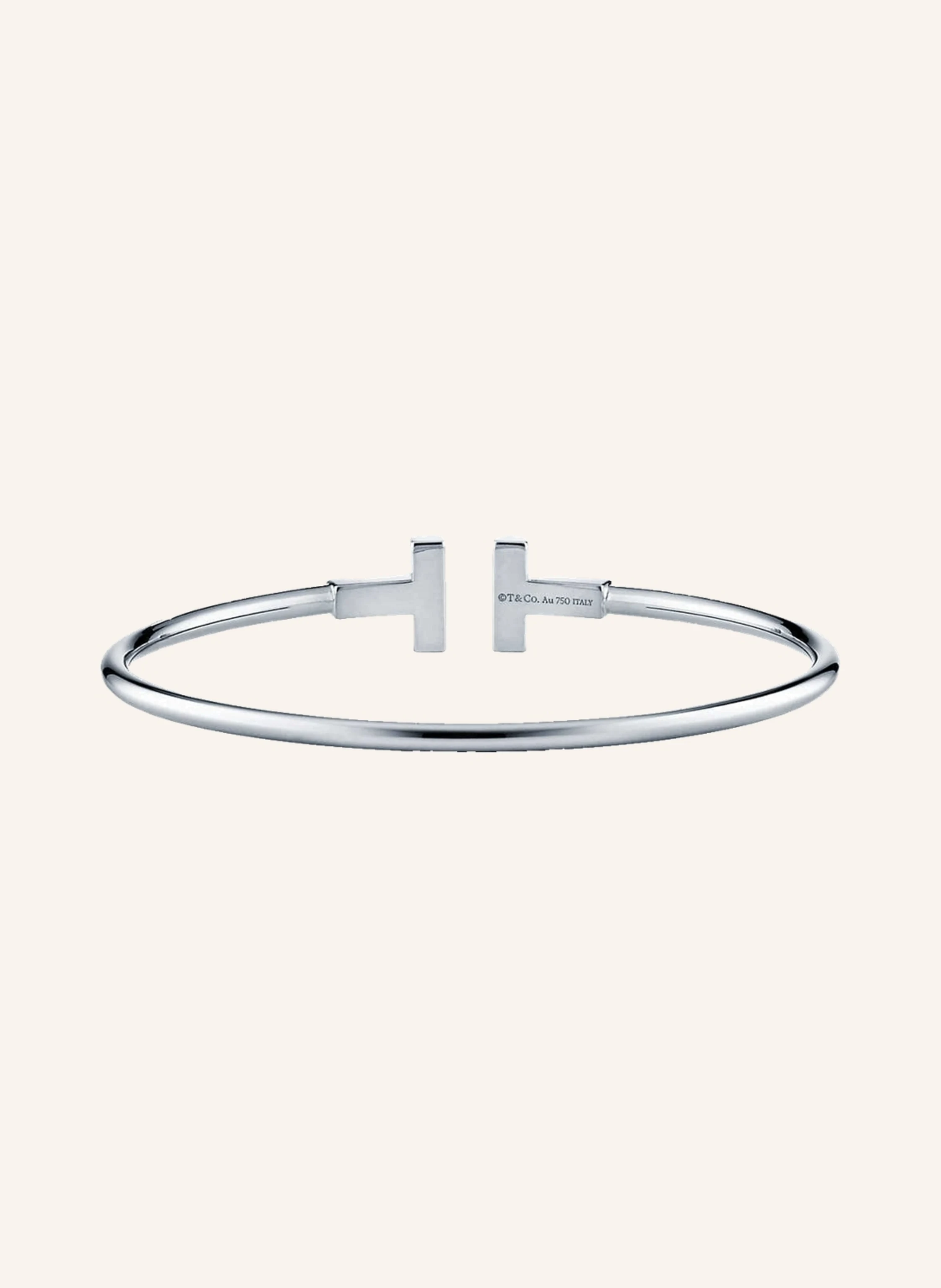 TIFFANY & Co. Tiffany T Wire ARMREIF aus 18 Karat Weißgold
