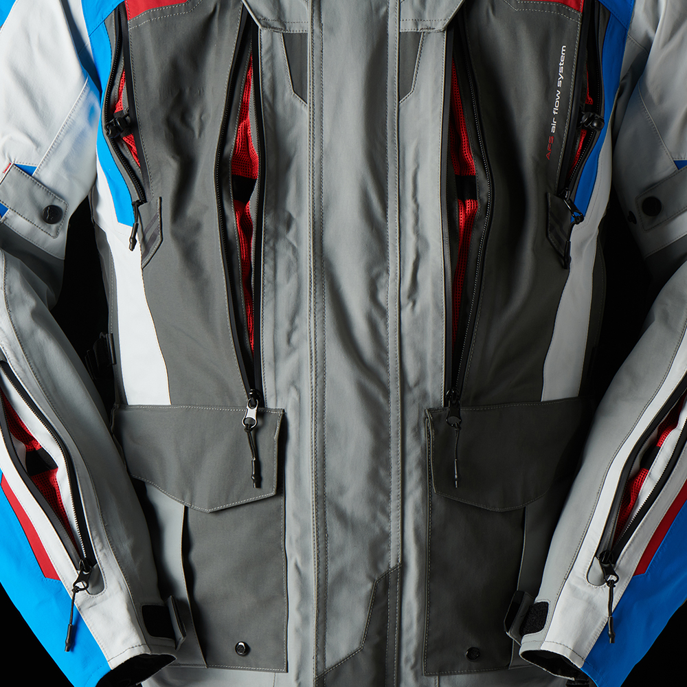 Furygan - Veste Voyager 3C Gris Clair / Anthracite / Bleu