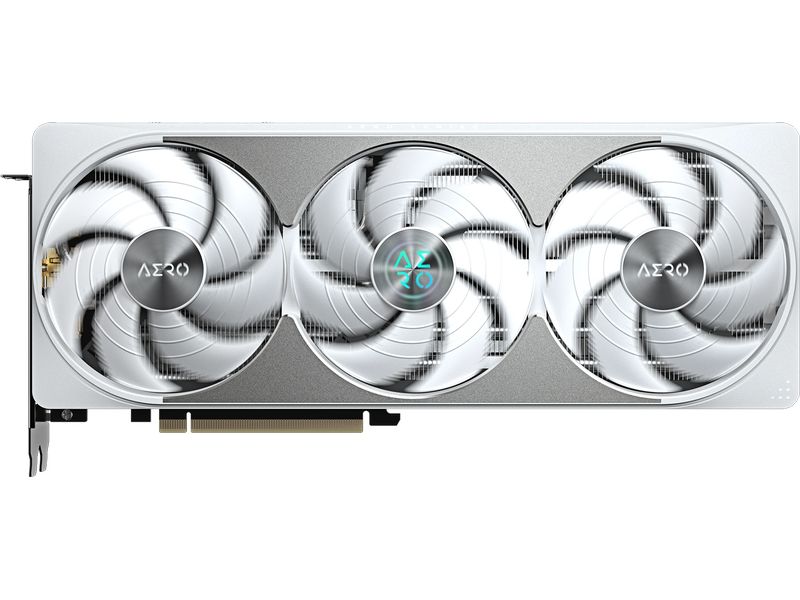 Gigabyte Grafikkarte RTX 5080 Aero OC SFF 16 GB Grafikkarte mit 16 GB GDDR7-Speicher, Windforce Kühlsystem und RGB-Beleuchtung