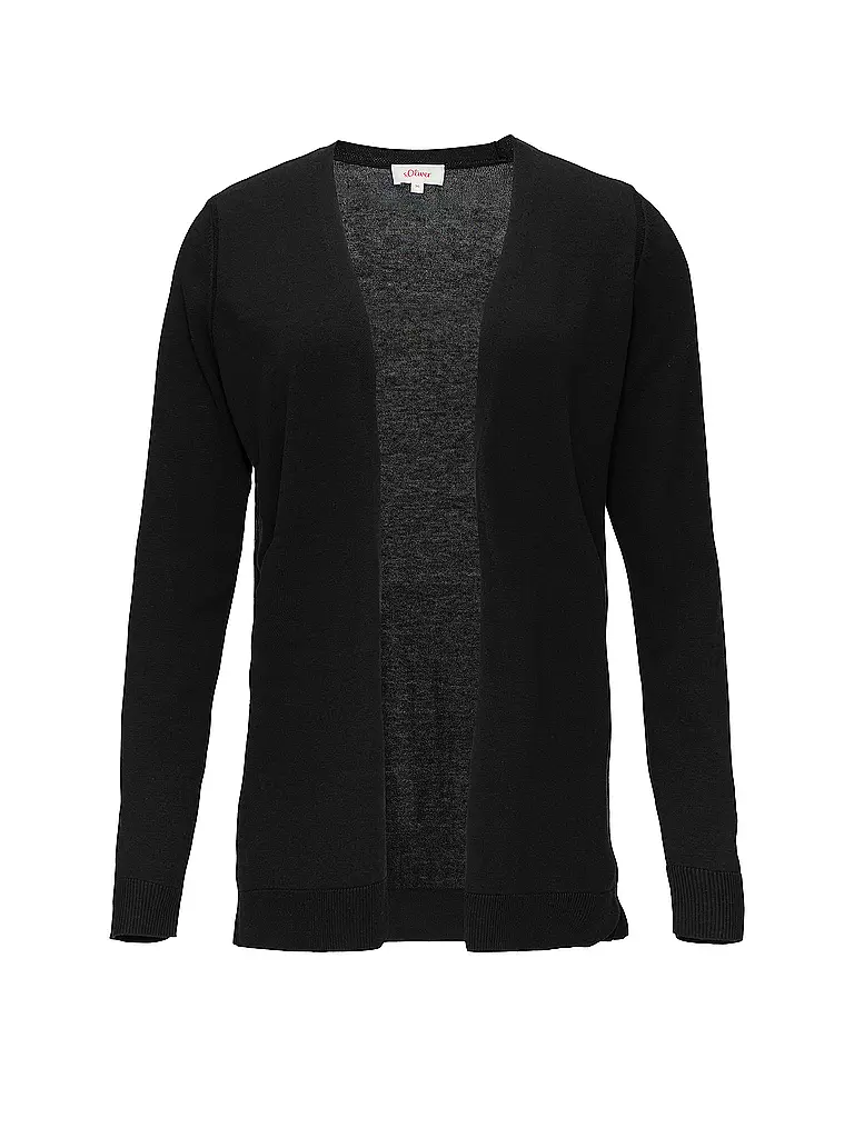 S.OLIVER Strickjacke schwarz
