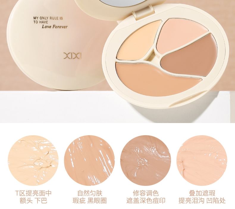 xixi - Lasting Makeup & Clear Four Color Concealer - (1-3)