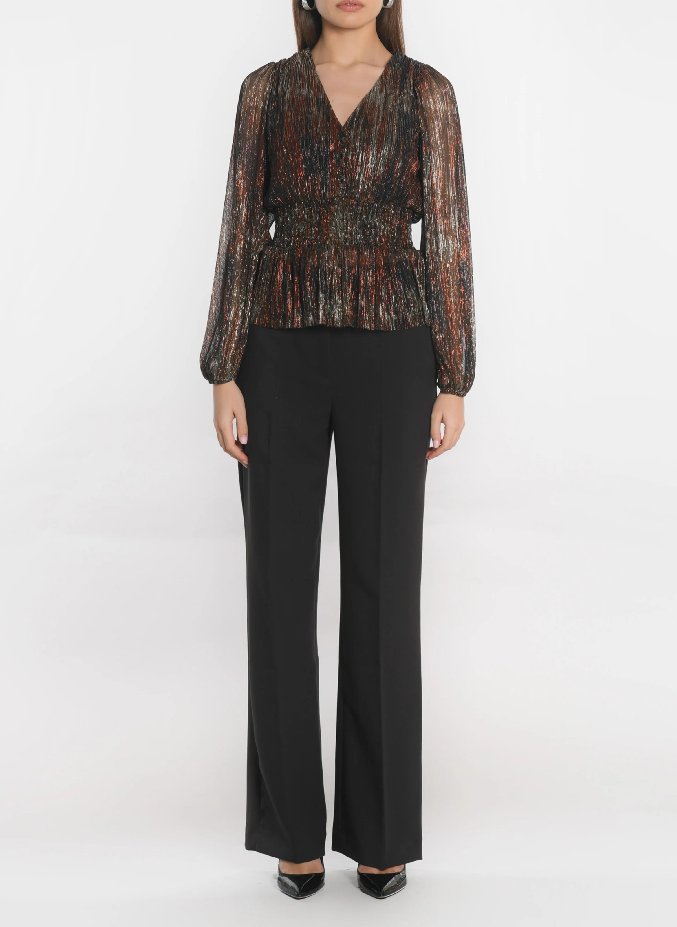 BRITNEY - Pantalon droit | Marron