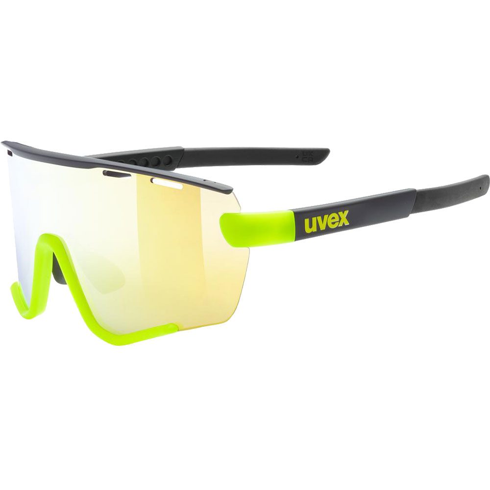 Uvex sportstyle 236 Sonnenbrille black yellow matt