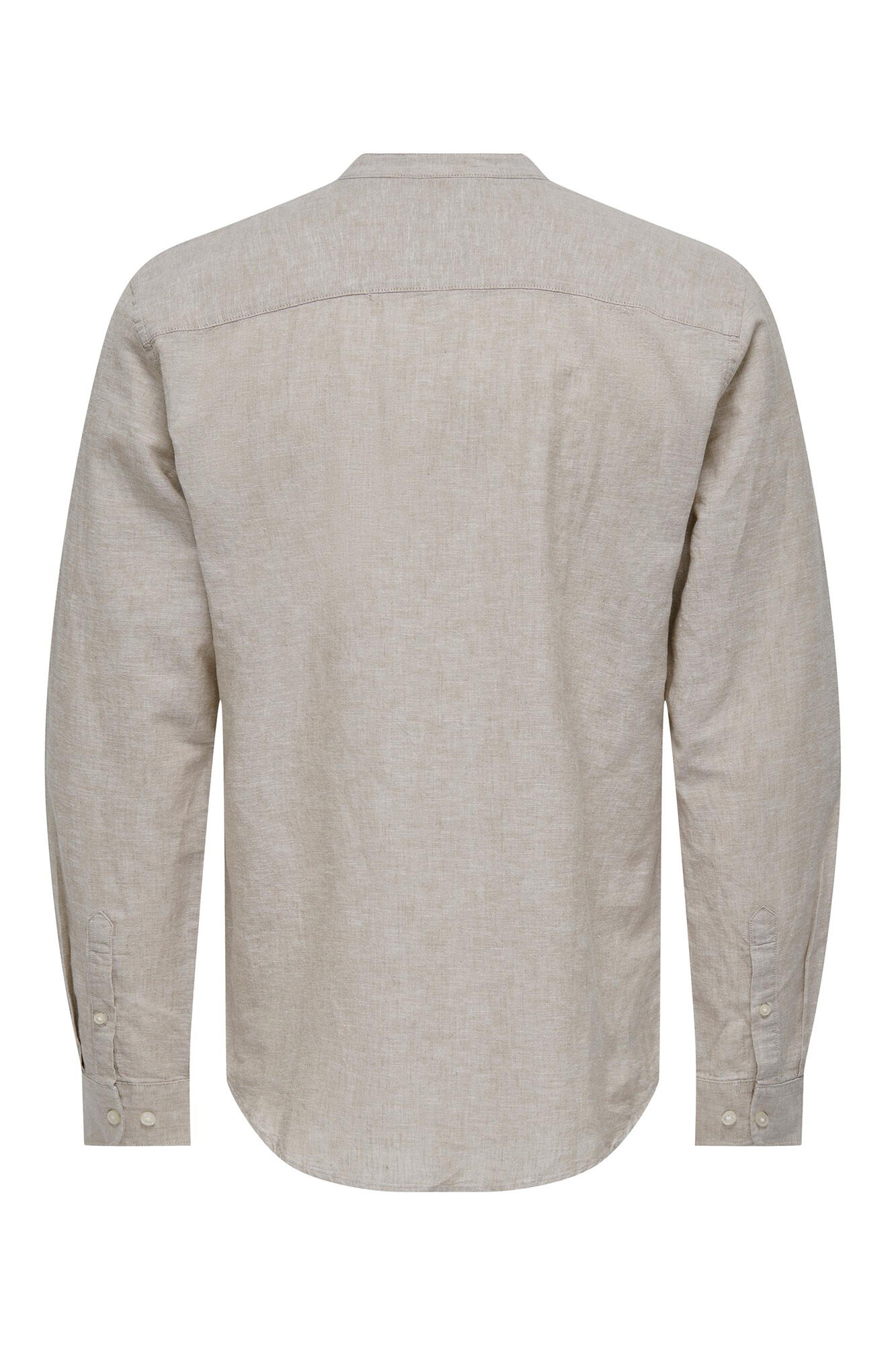camisa polo com gola mandarim