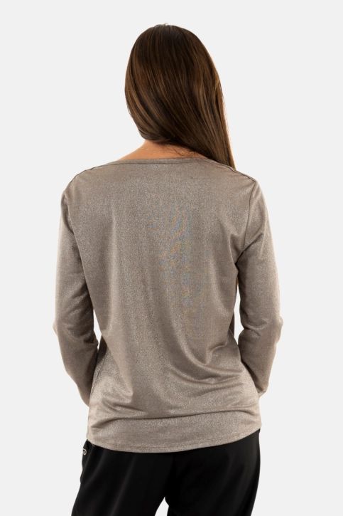Tee shirt manches longues sun valley polesk 1242 chataigne