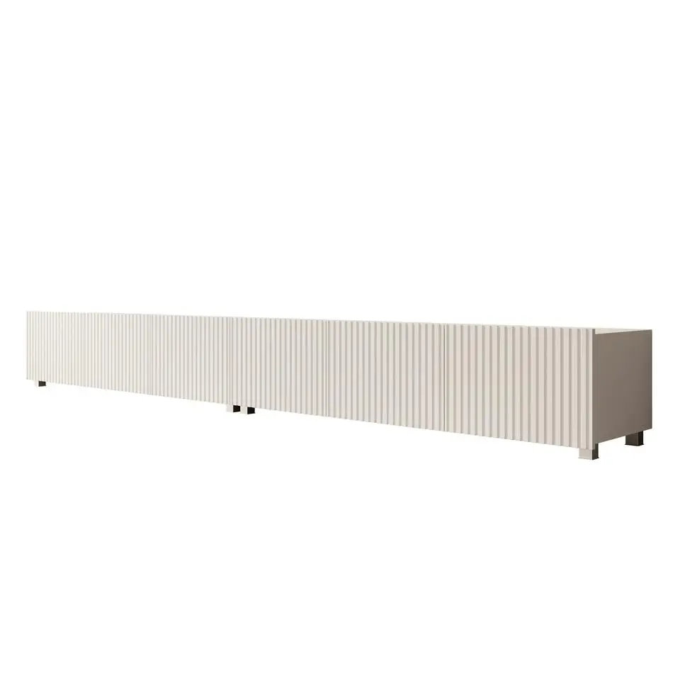 Meubella - TV-Meubel Kenderes - Wit - 300 cm