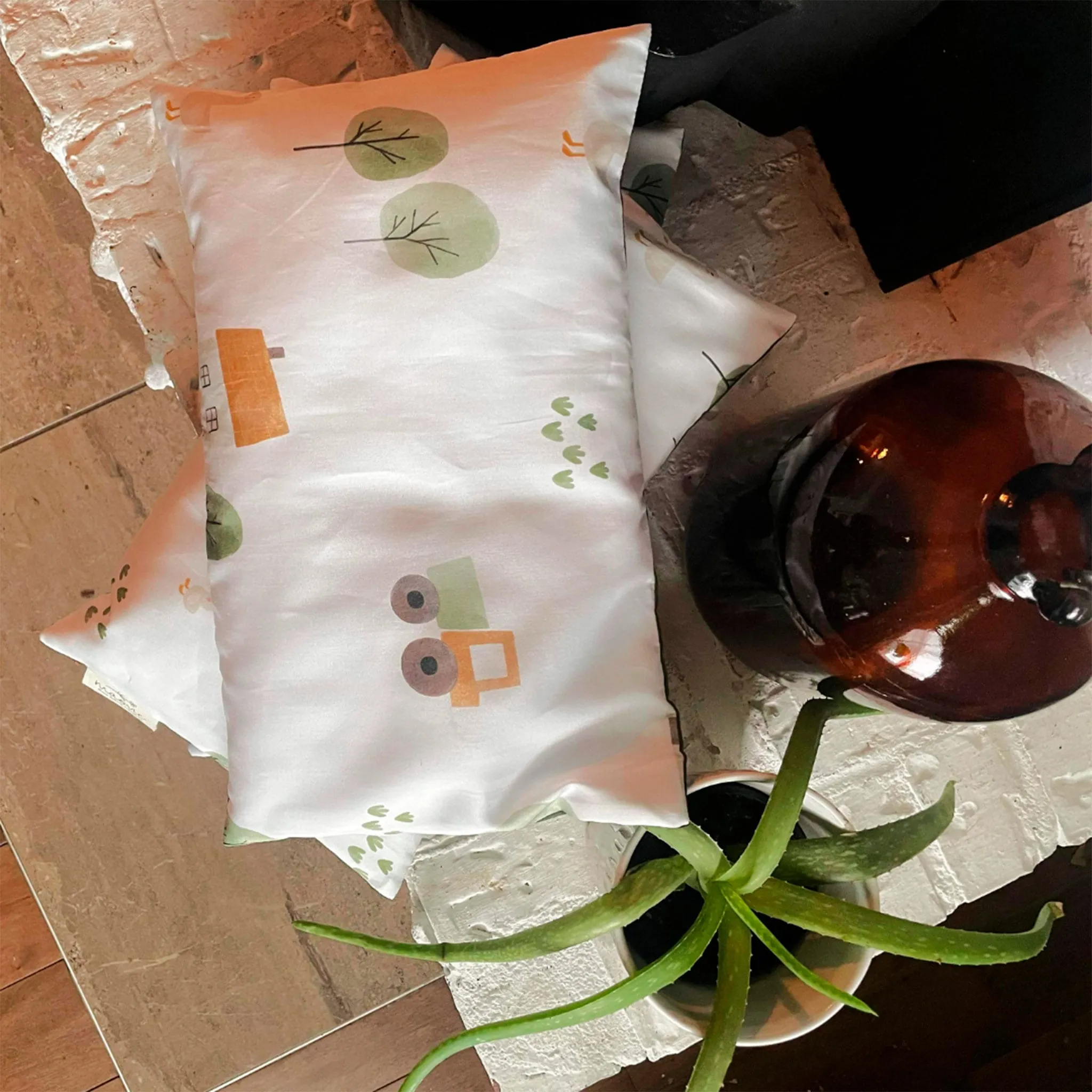 Maovic Oreiller pour Enfant - Ferme