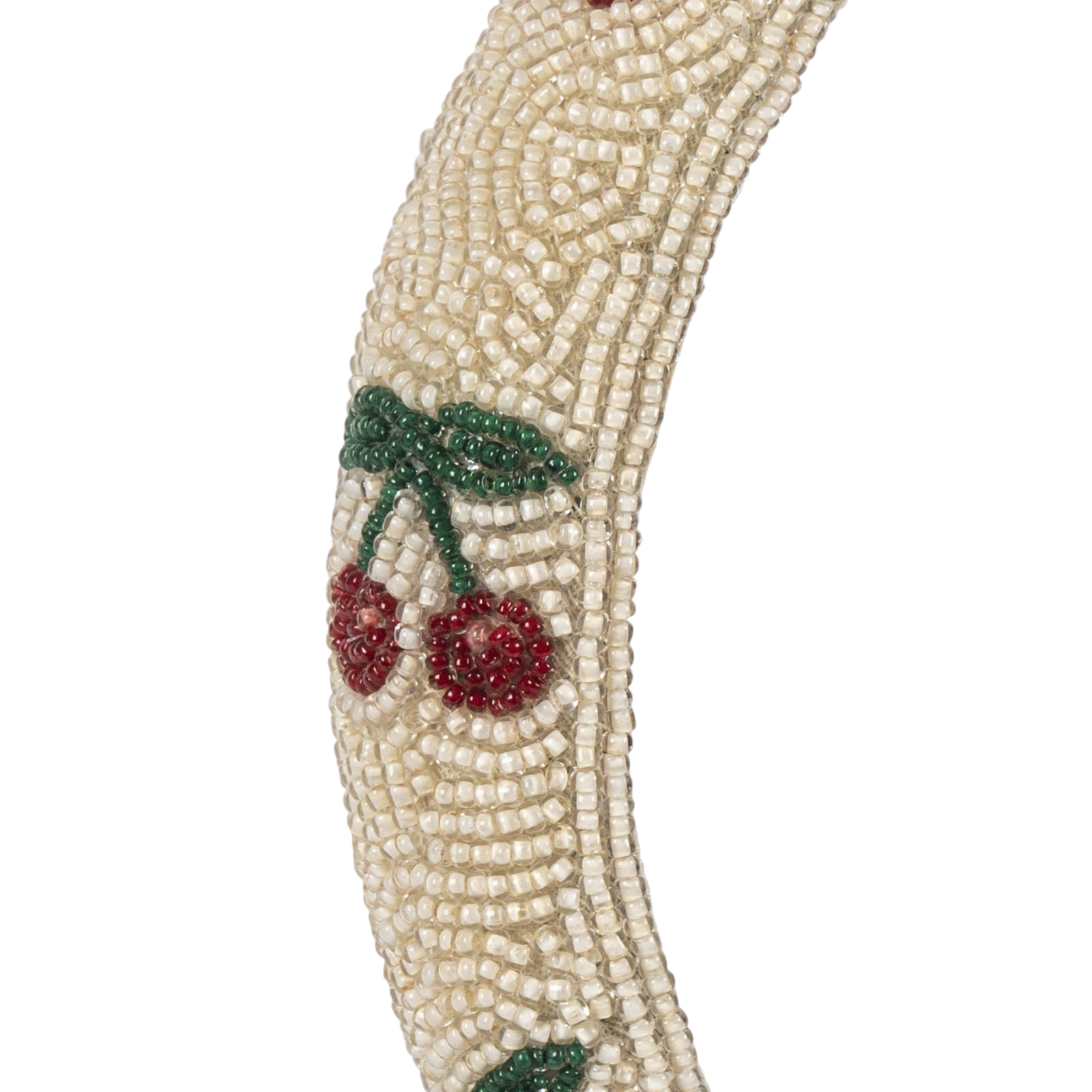 Haarreif Beaded Cherry