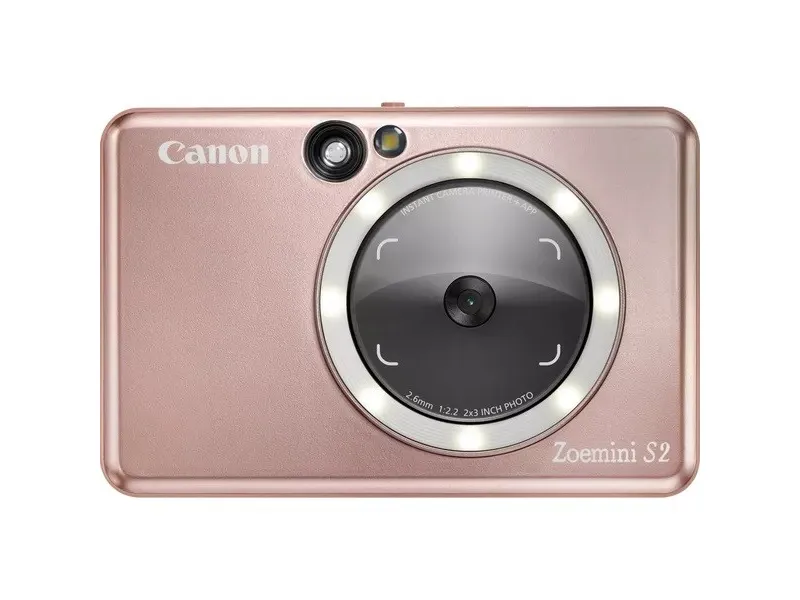 Canon Zoemini S2 - Digitalkamera - kompakt med hurtigfotoprinter - 8.0 MP - NFC, Bluetooth - roseguld