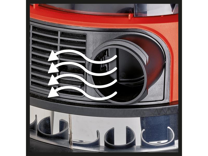 Einhell Akku-Nass-/Trockensauger TE-VC 36/25 Li S, Solo Kabelloser Sauger mit hoher Saugleistung und Mitglied der Power X-Change Familie