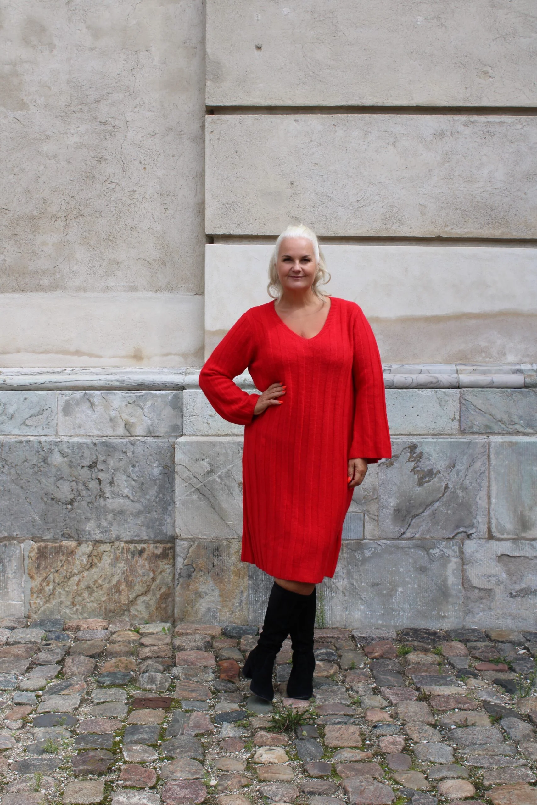 My Little Curvy Love  Issak kjole - Red