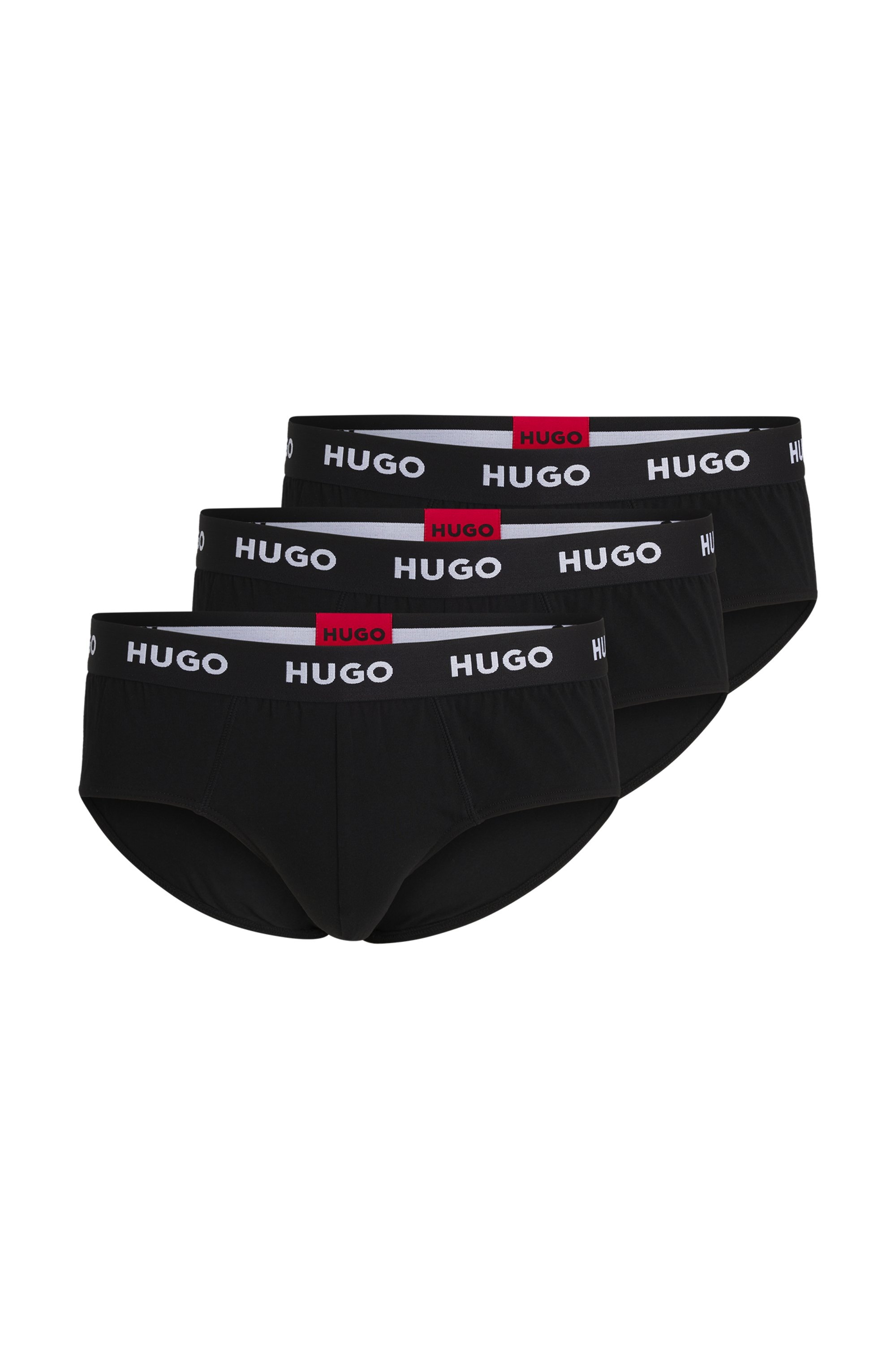 HUGO Underwear Hüftslip »HIPBRIEF TRIPLETPACK« mit modischem HUGO Logo-Elastikbund