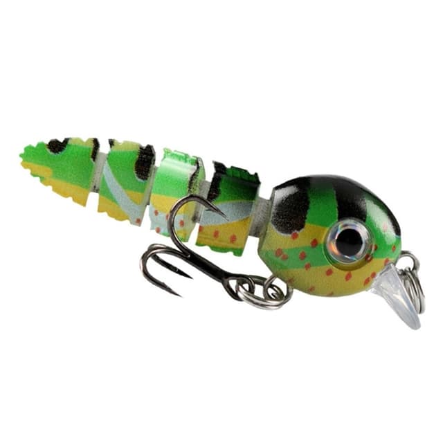 5 fiskelokker naturtro Crankbait med opbevaringsboks