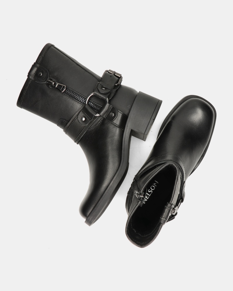 Nelson Maud Bikerboots  - zwart