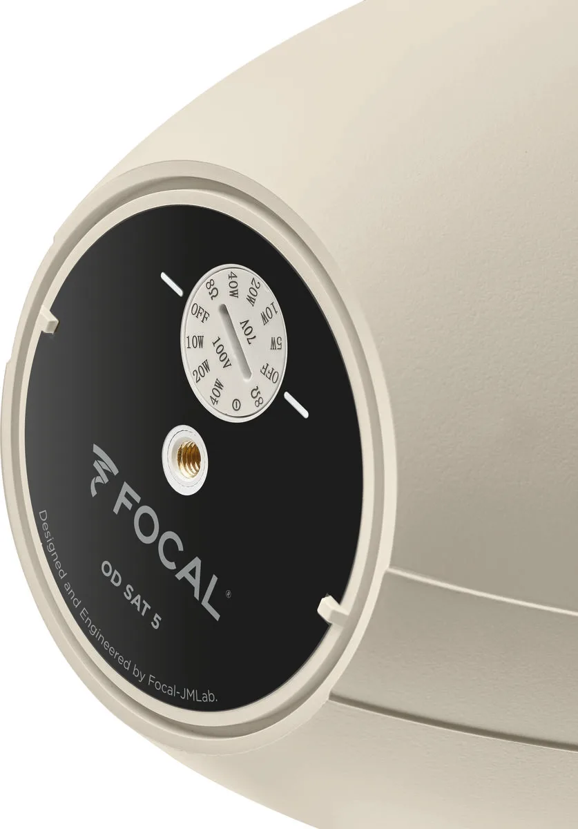 Focal OD Sat 5 Crème (la paire)   Focal OD Sub 12 Crème Enceintes d'extérieur