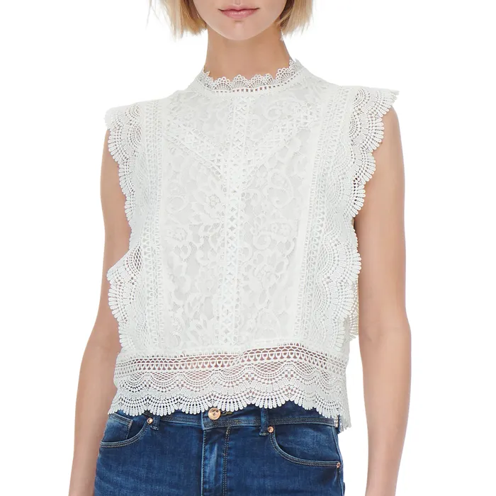 Only Karo Sleeveless Lace Top Dames