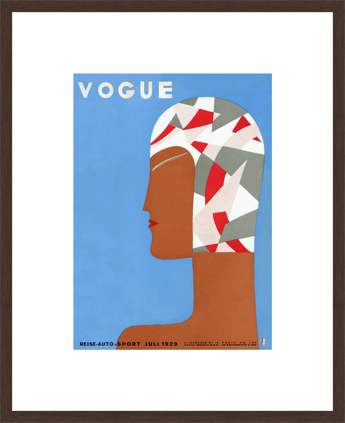 Cover, Benito VI by German Vogue Collection - Limited Edition. Edition of: 100. Archive Stamp.