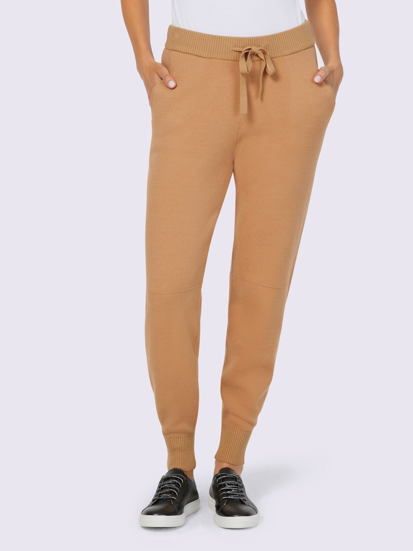 Pantalon en tricot 50% viscose