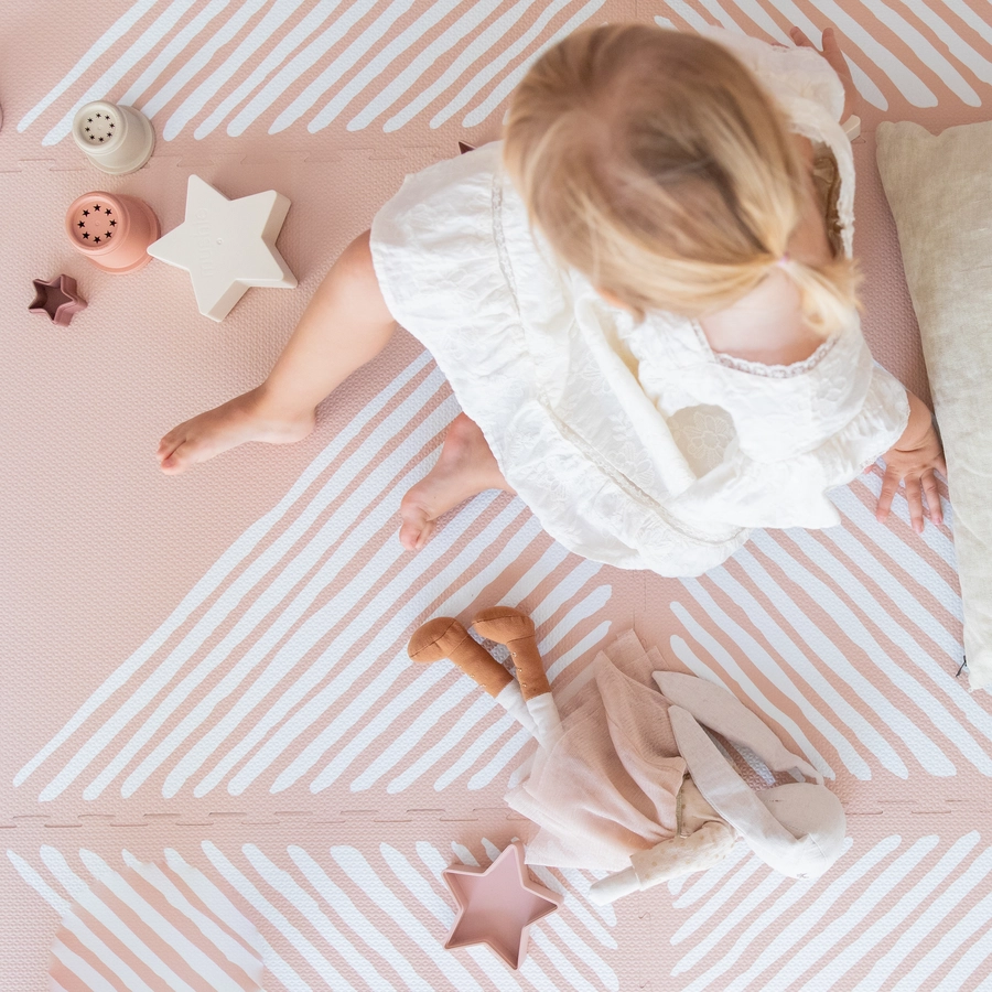 toddlekind Prettier Puzzle Spielmatte Sandy Lines Sea Shell 120 x 180 cm