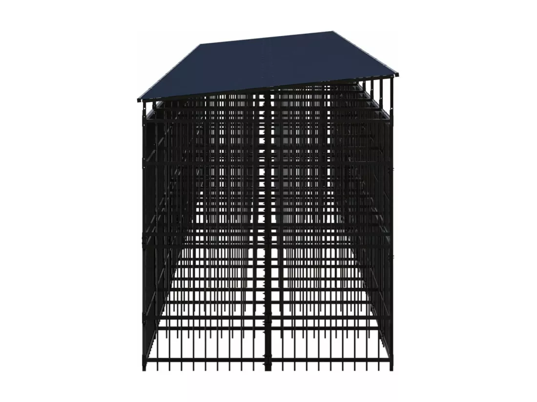 Chenil cage enclos pac noire 960 x 192 x 200 cm 02_0041751
