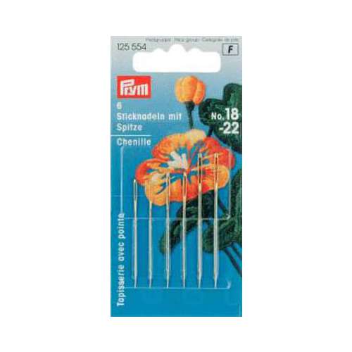 PRYM Sticknadeln mit Spitze, sortiert.