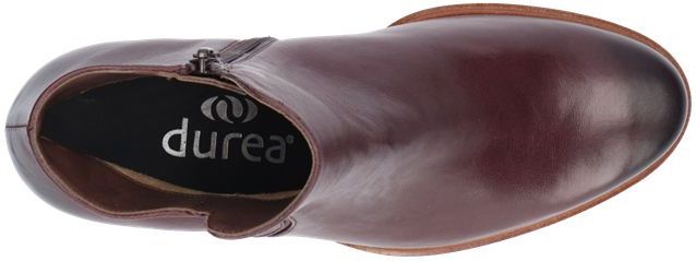 Durea - 9743 872 E - Enkellaarzen - Rood - Leer