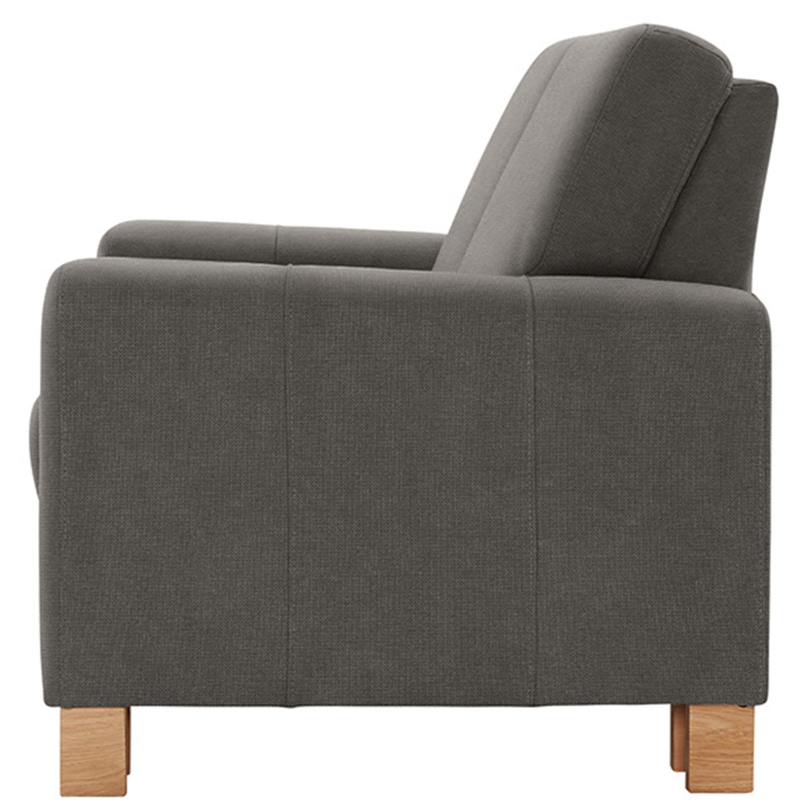 polsterpower 2-Sitzer-Sofa - Belle grey - Basismodell