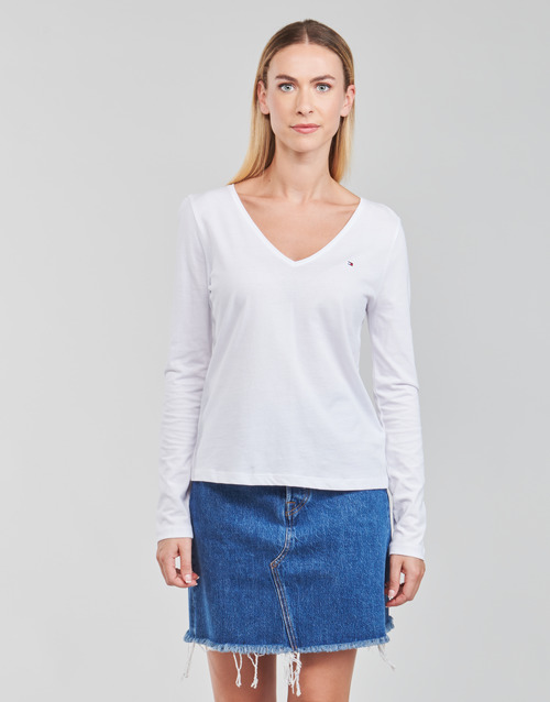 Tommy Hilfiger - REGULAR CLASSIC V-NK TOP LS - Blanc