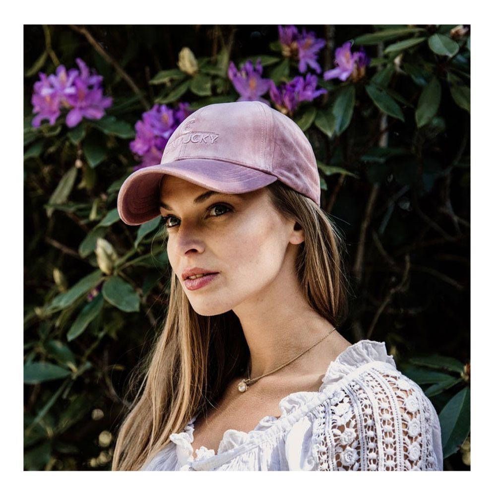 Kentucky VELVET - Casquette Femme old rose