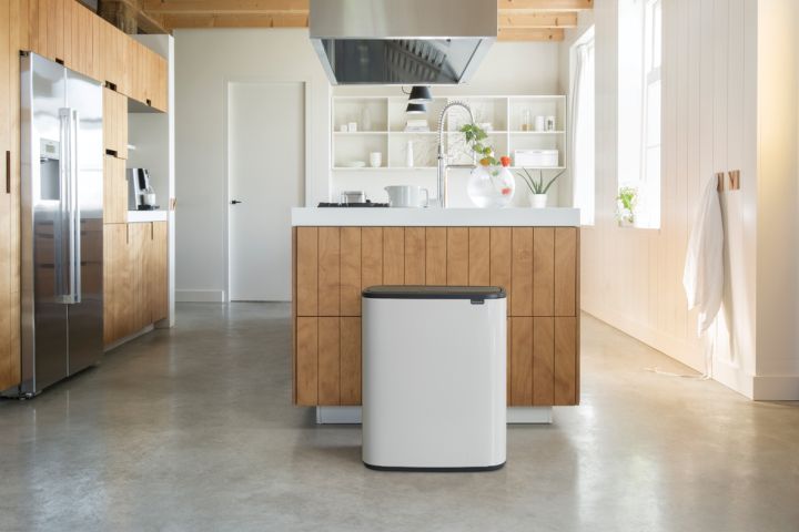 Bo Touch Bin, met 1 binnenemmer, 60 liter - White
