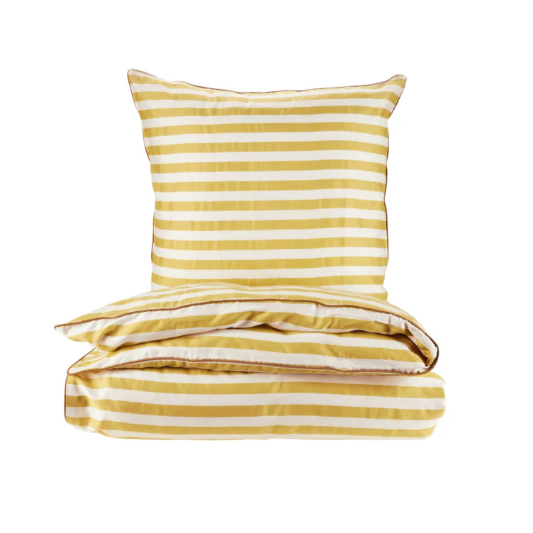 Bahne Interior  Satin sengetøj - gul