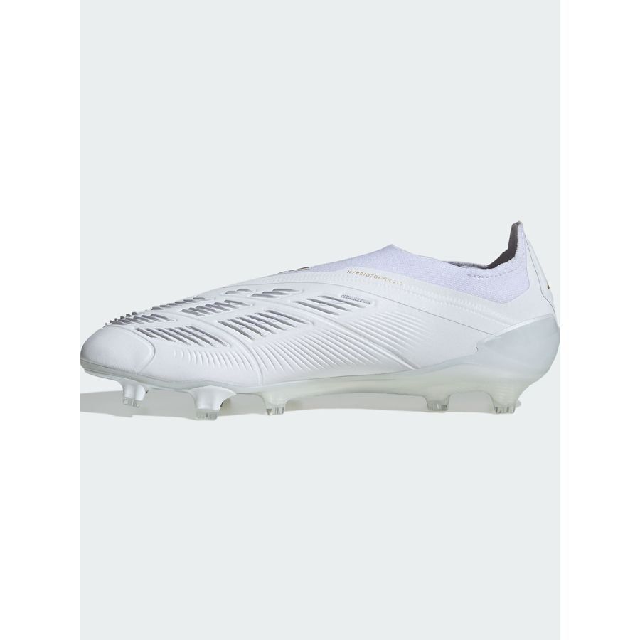 adidas Predator Elite Laceless FG Day Spark - Blanc/Doré/Blanc