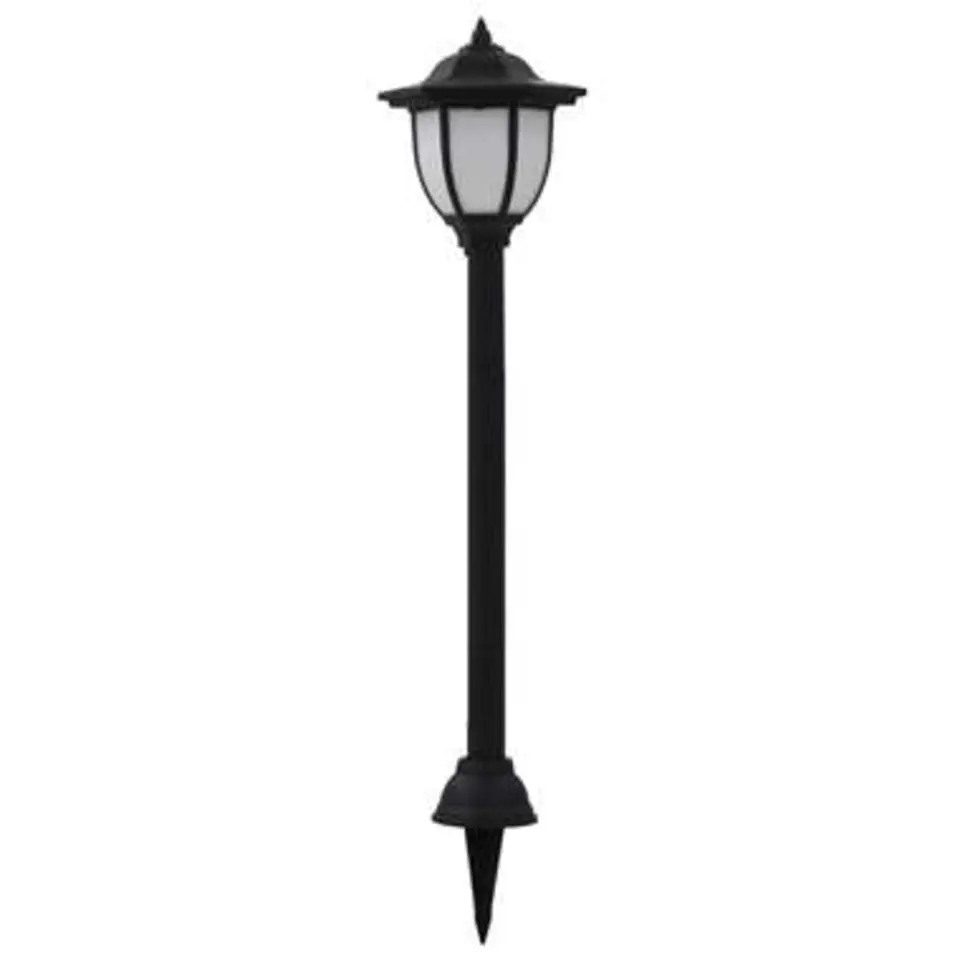 vidaXL - Solarlamp - Zwart - Polypropyleen - 6 stuks