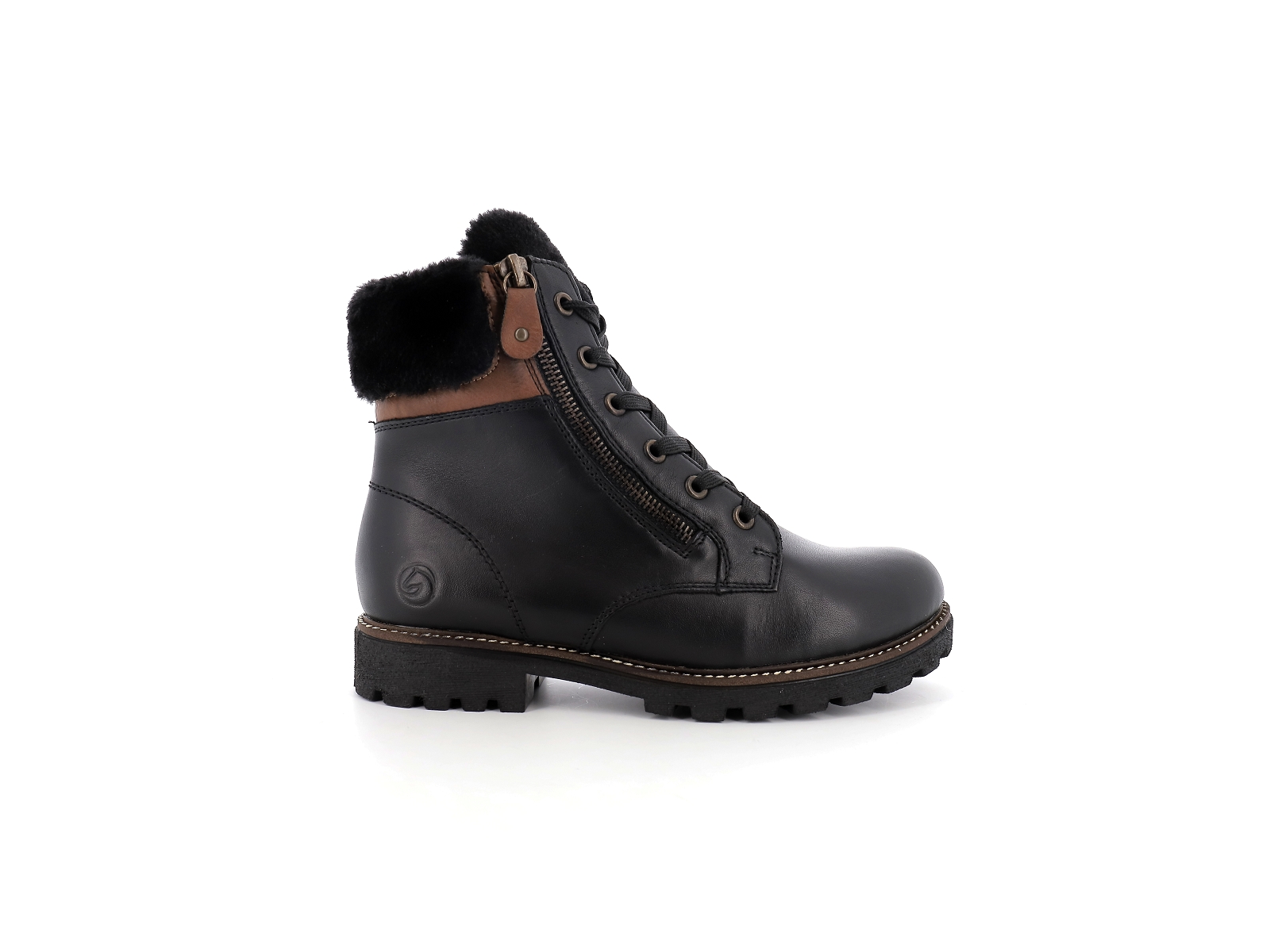 Remonte-D8463 Cuir Noir