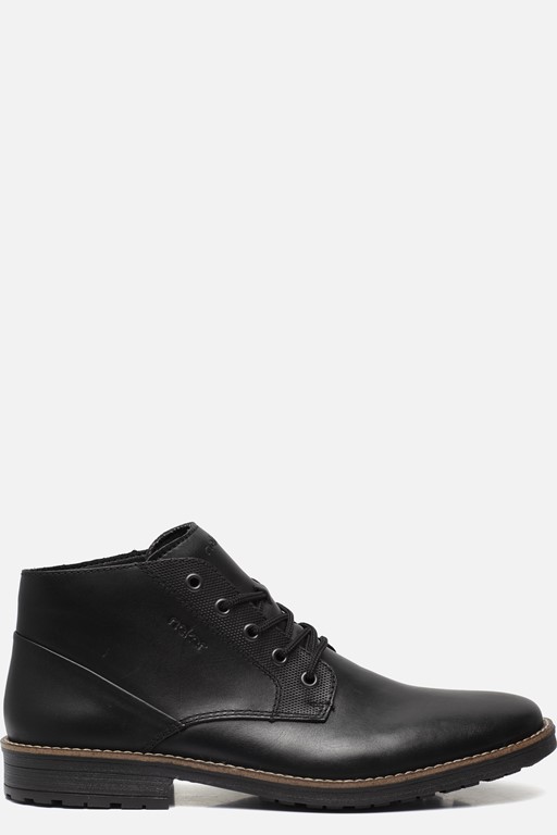Rieker Veterschoenen zwart Leer