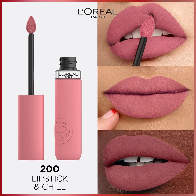 L'Oréal Paris Cosmetics Infaillible Matte Resistance Lipstick 5 ml - 200 Lipstick & Chill