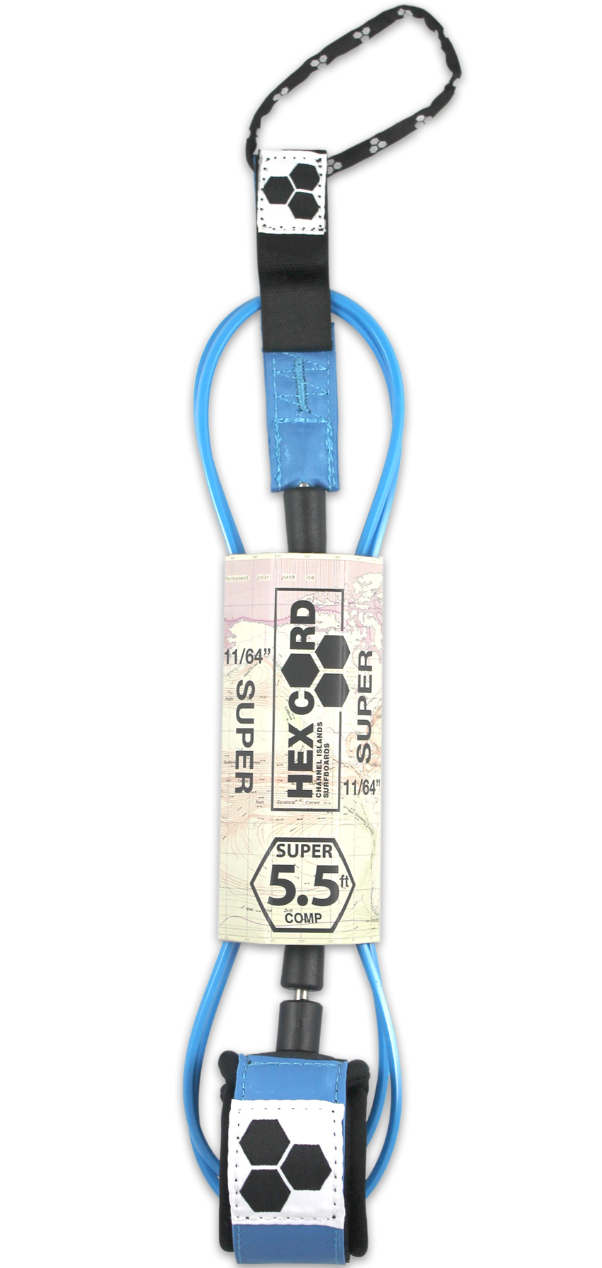 Channel Islands CI Super Comp Leash 5.5' x 11/64