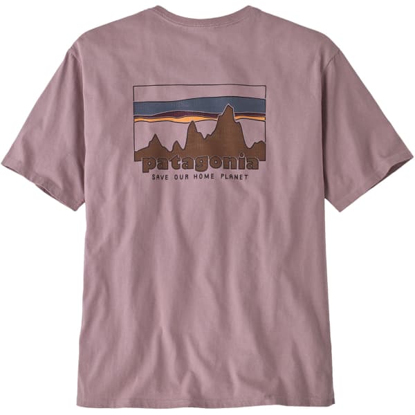 T-shirt PATAGONIA M'S '73 SKYLINE ORGANIC T-SHIRT STORMY MAUVE