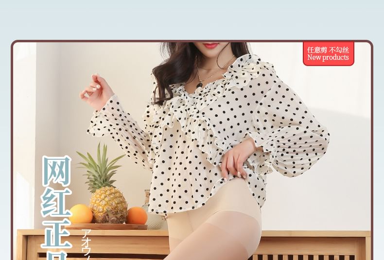Geisha - Effen doorschijnende panty's