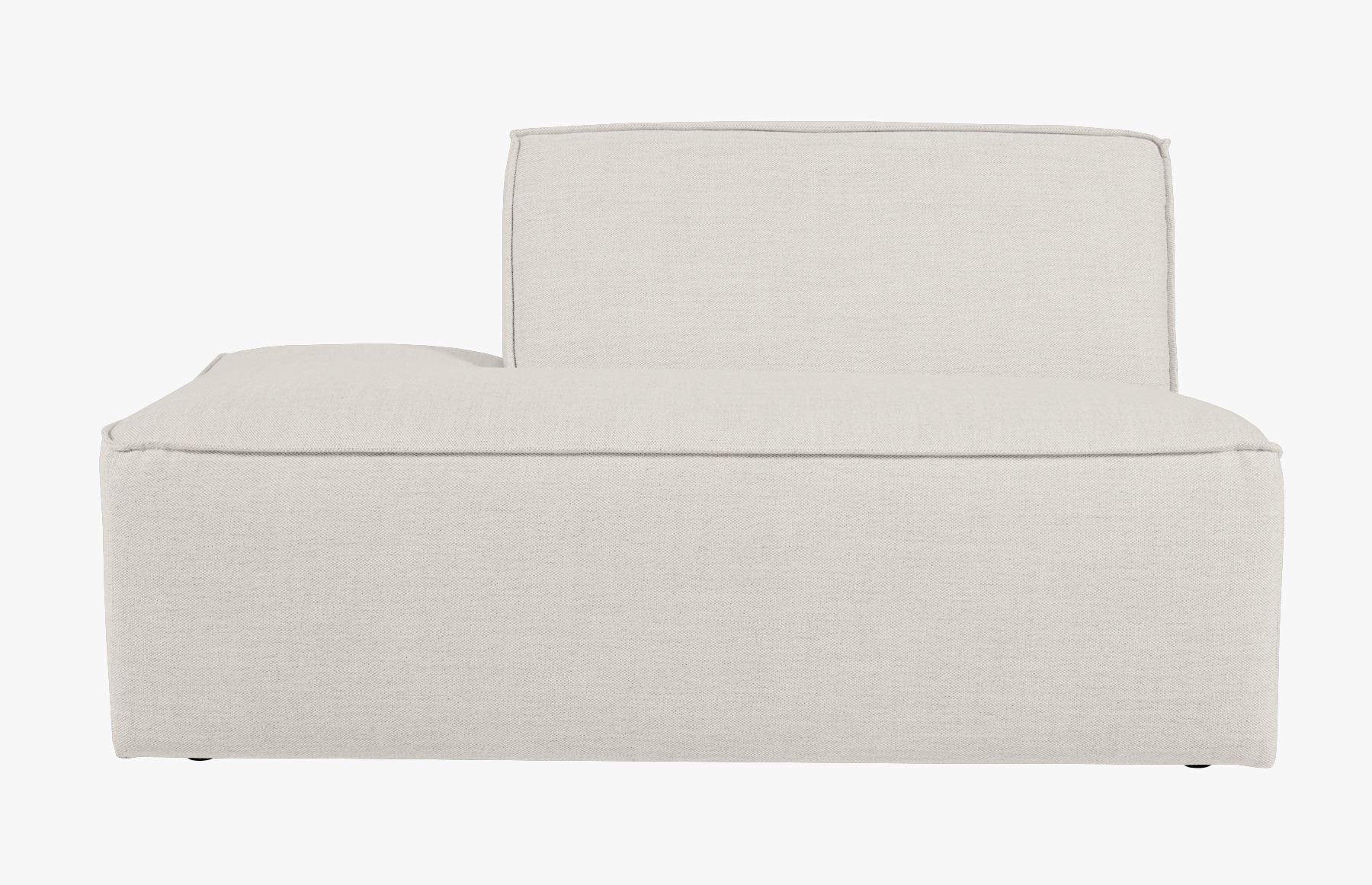 Modulsofa åpen ende venstre natur - 134x93x73 cm